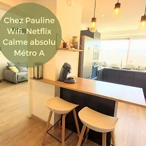 Magnifique Cocon - Metro A Republique - 2 Belles Avec Dressings - Wifi Gratuit - Netflix - Au Calme Absolu - Lumineux - Jardin Arbore Partage Dans La Villeurbanne